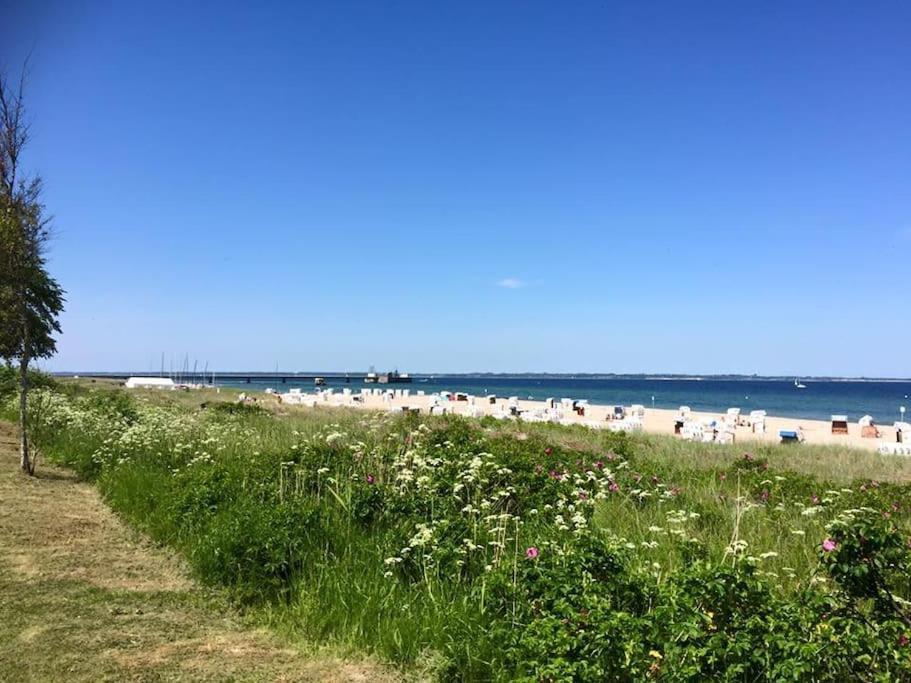 Neue Ferienwohnung Kuestennaehe Mit Terrasse 3Km Zum Strand Osdorf Dış mekan fotoğraf
